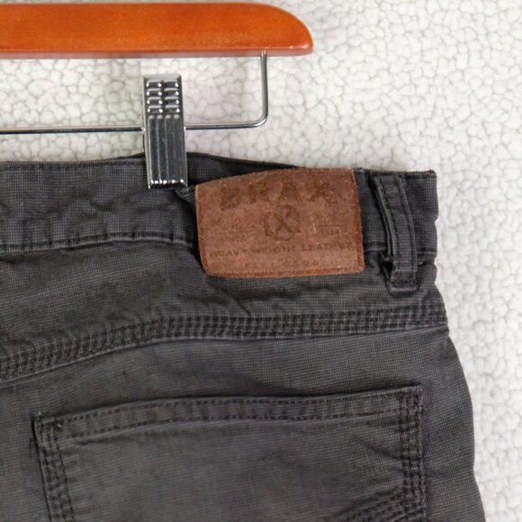 Brax Jeans Mens 34X29 Gray Straight Leg Lightweight Stretch Performance - Picture 5 of 9